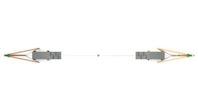 Timber Aerial Runway - Two Way
