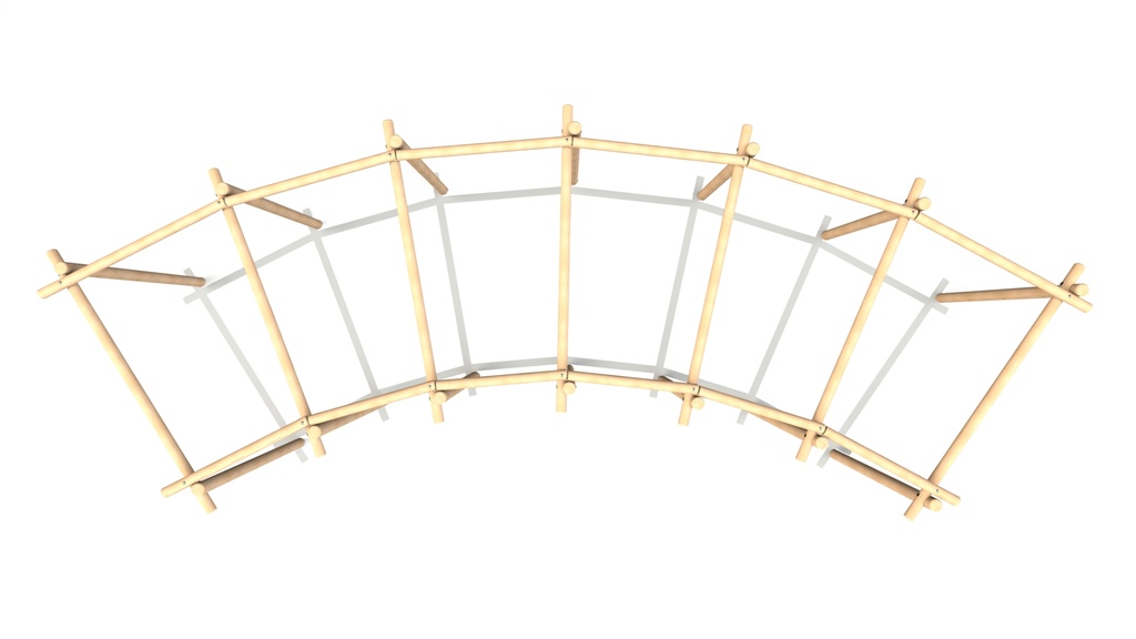 Curved Timber Pergola