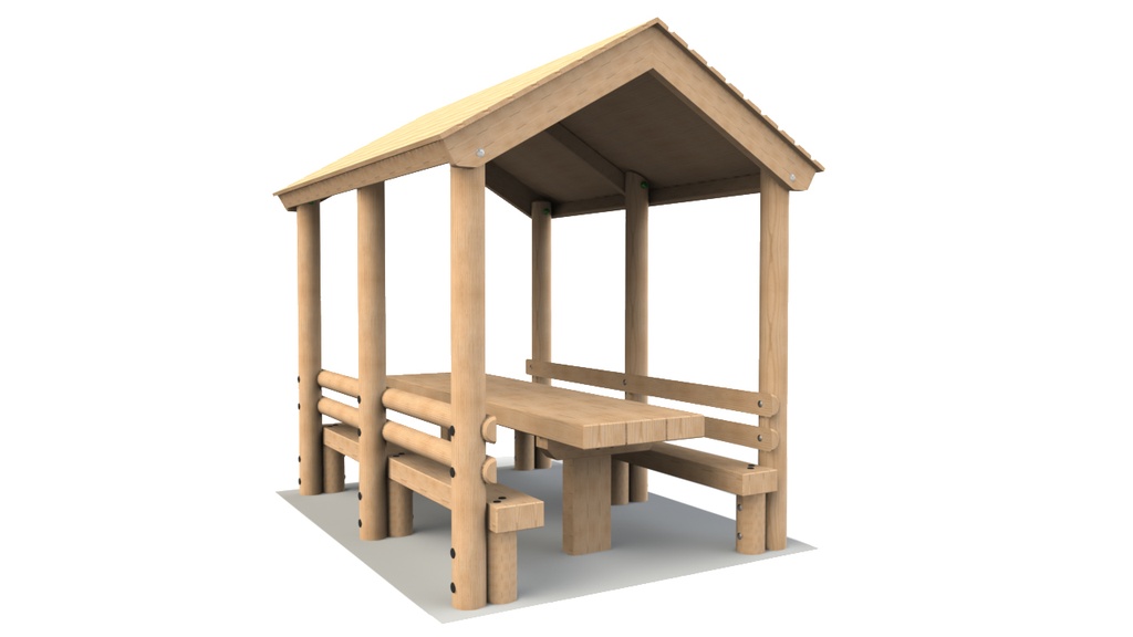 Picnic Bench with Shelter