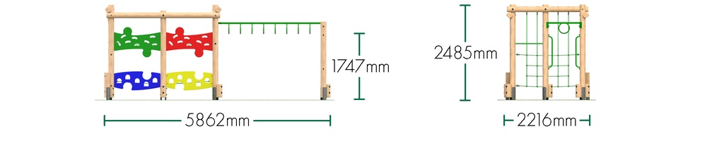 Timber Play Frame - Altitude