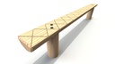 Timber 2400mm x 200mm Balance Beam
