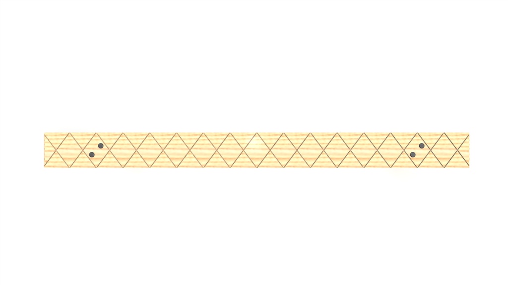 Timber 2400mm x 200mm Balance Beam