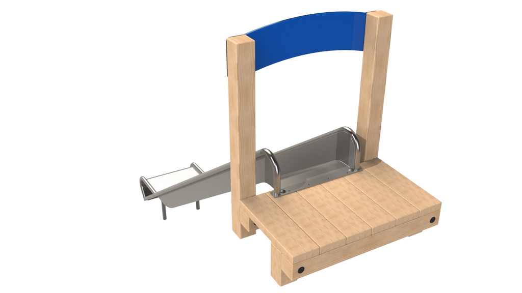 Embankment Slide with Timber Deck
