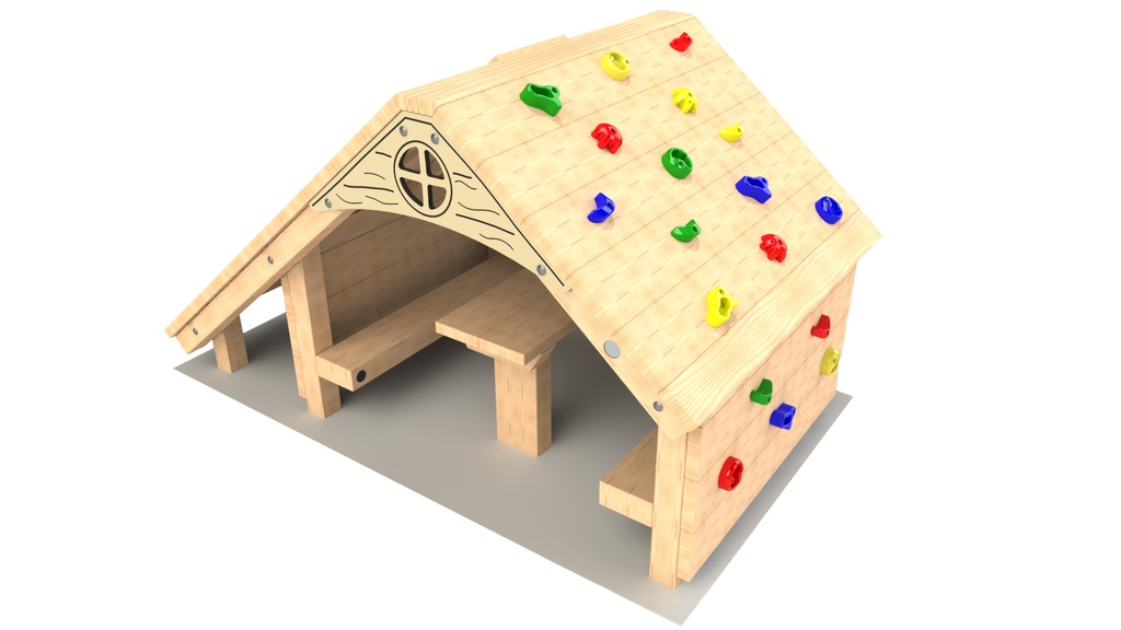Timber Climbing Den