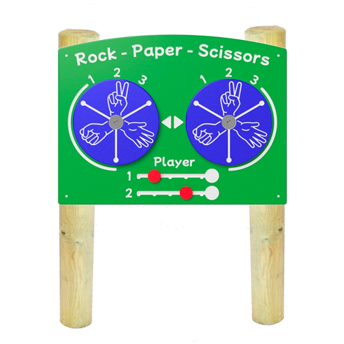 HDPE Rock, Paper, Scissors Play Panel