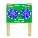 HDPE Rock, Paper, Scissors Play Panel