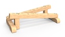 Timber Freestanding Dual Balance Beam