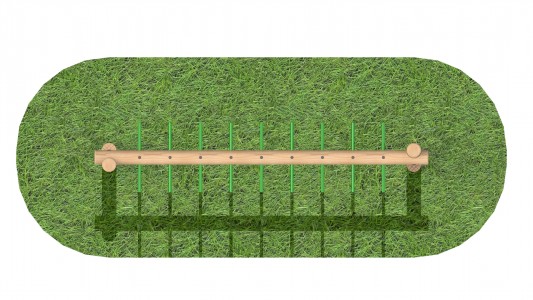 Monkey Bar Log - 3.45m x 0.72m