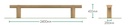 2400mm x 200mm Balance Beam