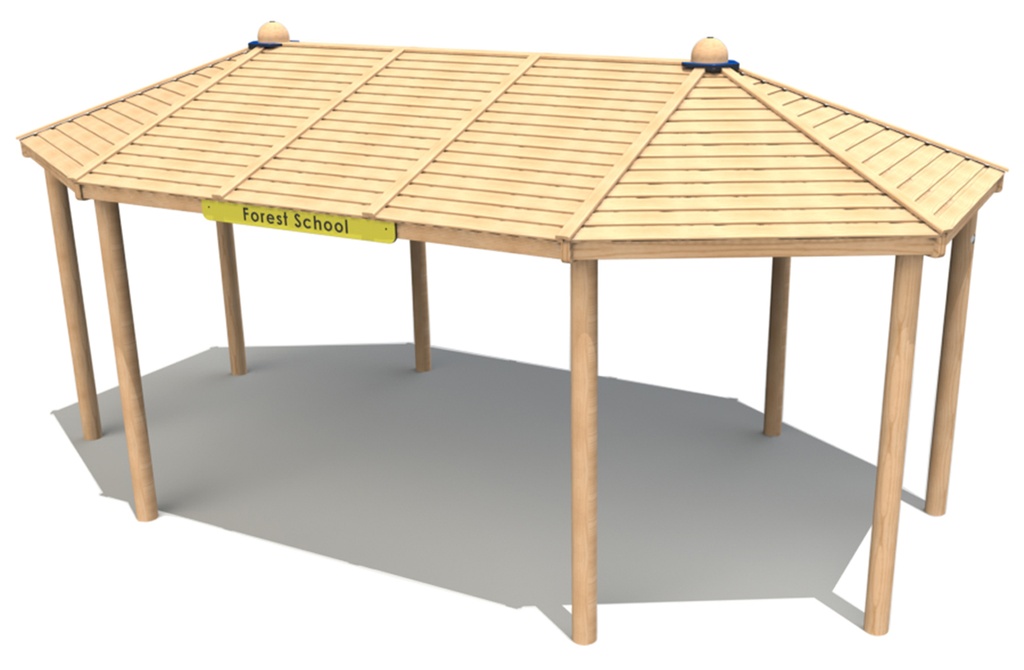 3x6m Outdoor Classroom (copy) (Shelter Only)