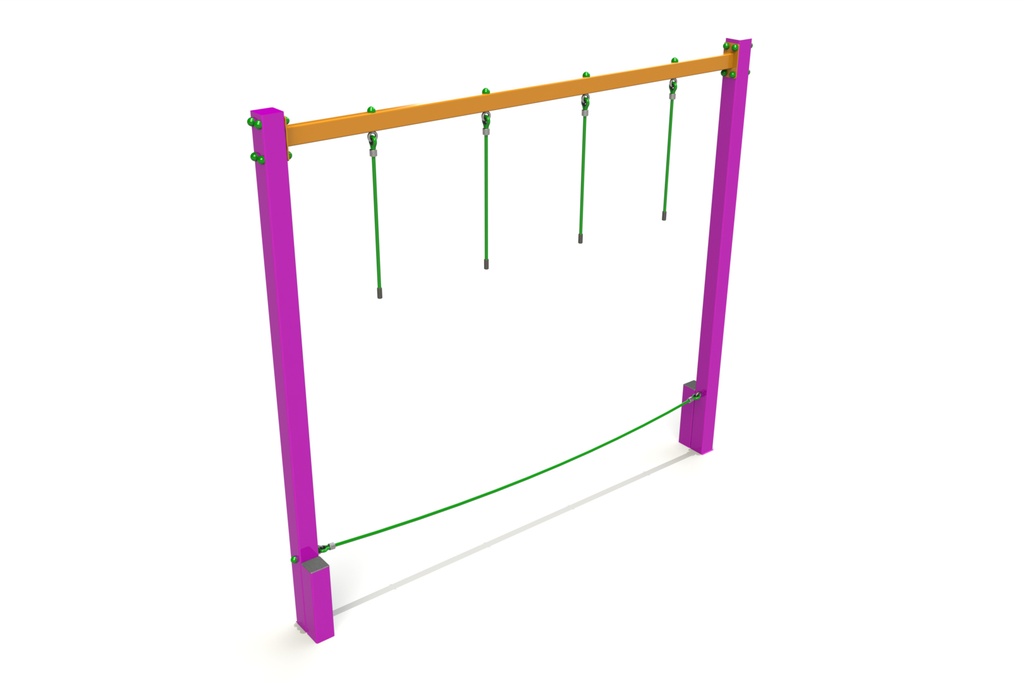 Steel Drop Rope Traverse