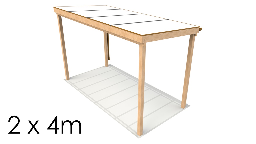 4 x 6m Polycarbonate Shelter (copy) (Shelter Only)