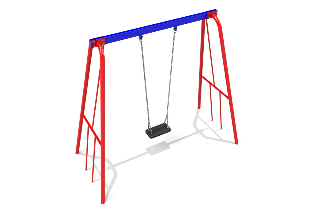 Steel Swing (various flat seat configurations) (1 Flat Seat)