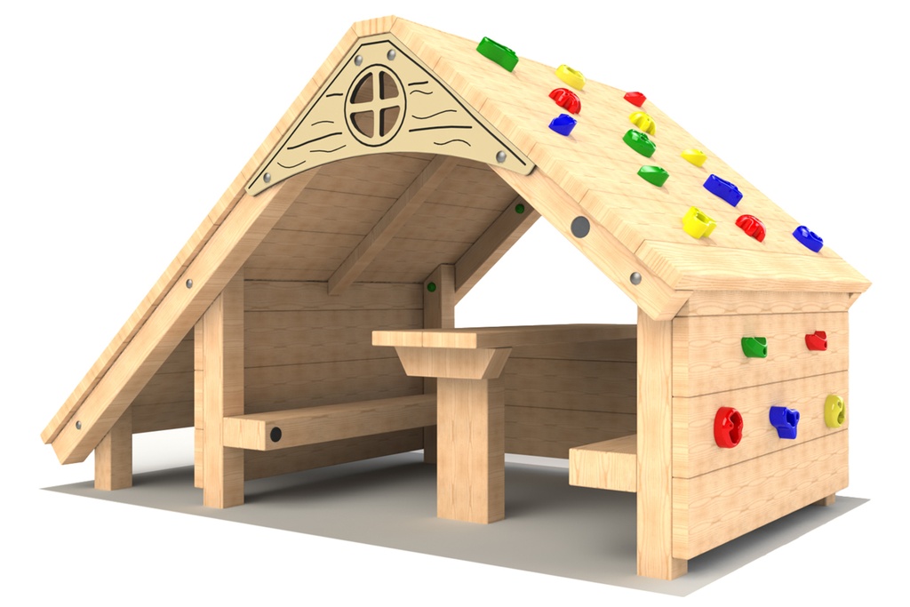 Timber Climbing Den