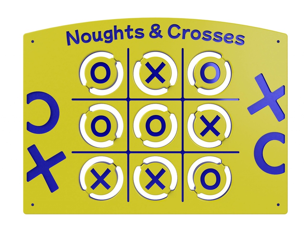 HDPE Noughts & Crosses Play Panel (With Timber Legs)