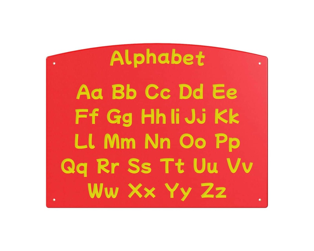 HDPE Alphabet Play Panel (With Timber Legs)