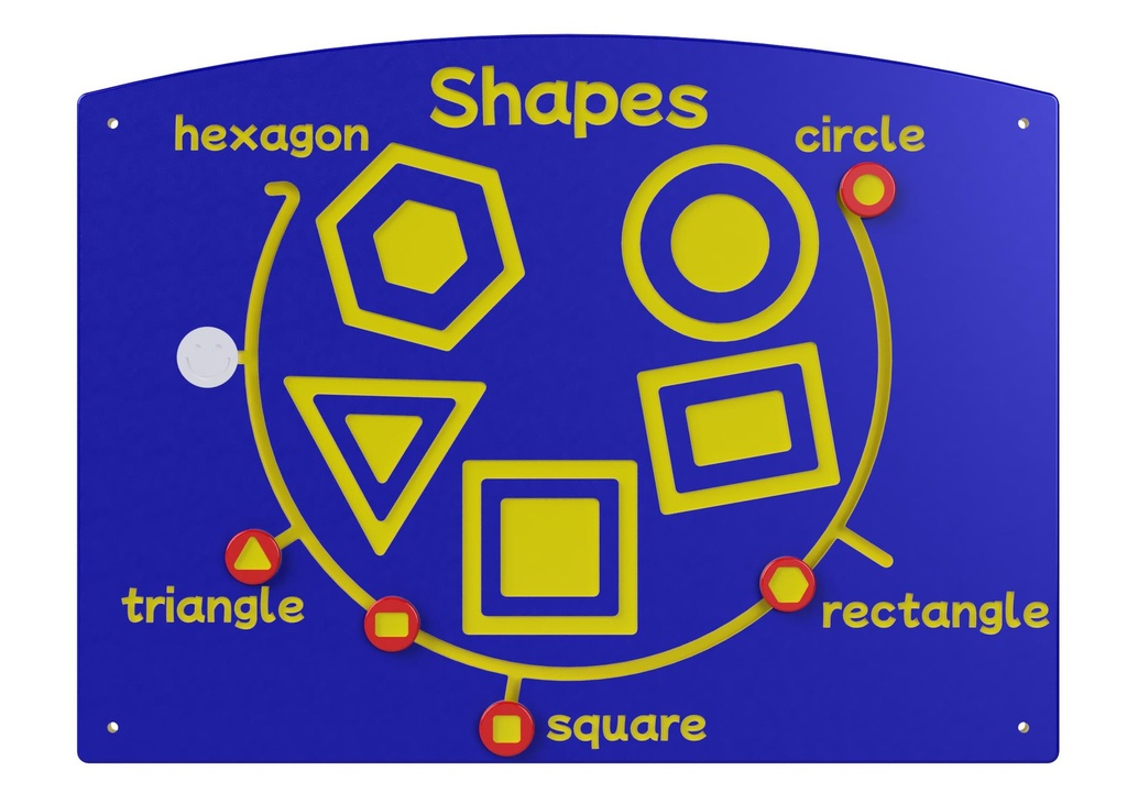HDPE Shape Play Panel (With Timber Legs)