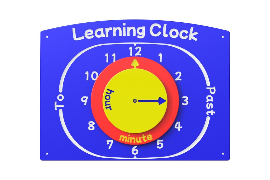 HDPE Clock Play Panel (With Timber Legs)