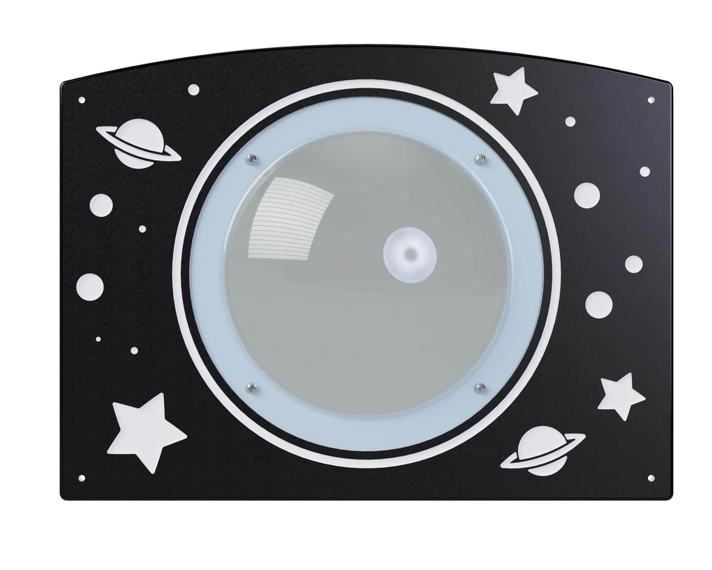 HDPE Abacus Play Panel (copy) (Space Dome, With Timber Legs)