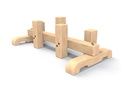 Timber Freestanding Stepping Logs