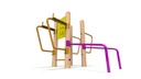 Timber Dip Station