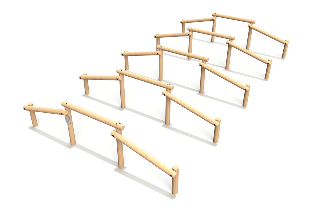 Timber Vault and Leap (Set of 5)