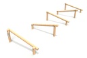 Timber Sloping Stride Jumps (Set of 5)