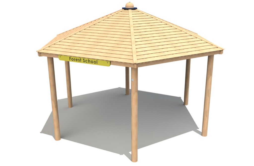 3m Hexagonal Outdoor Shelter/Classroom