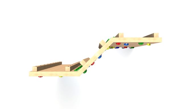 Zig Zag Sleeper Traverse Wall