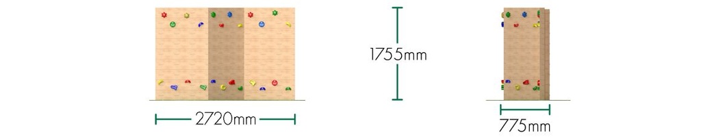 Zig Zag Sleeper Traverse Wall