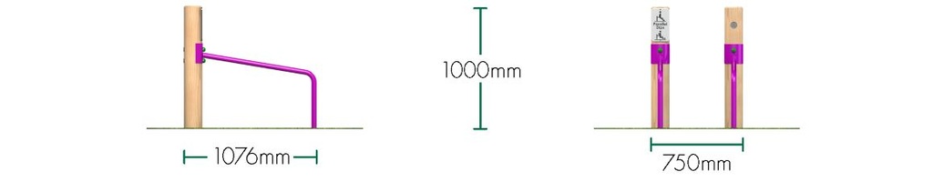 Low Parallette Bars