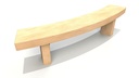 Curved Sleeper Bench