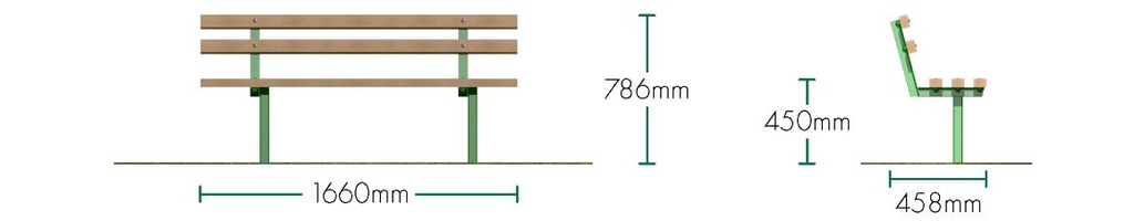 Rednall Bench Timber