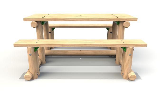 Timber Picnic Bench