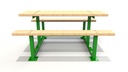 Timber & Steel Picnic Bench