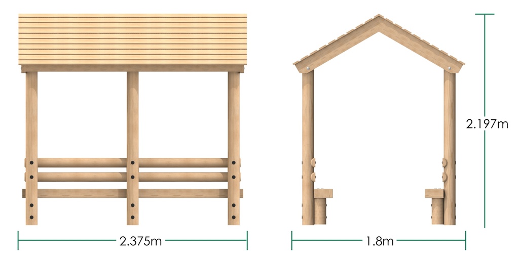 Shelter with Seating