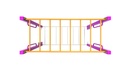 Steel Monkey Bars