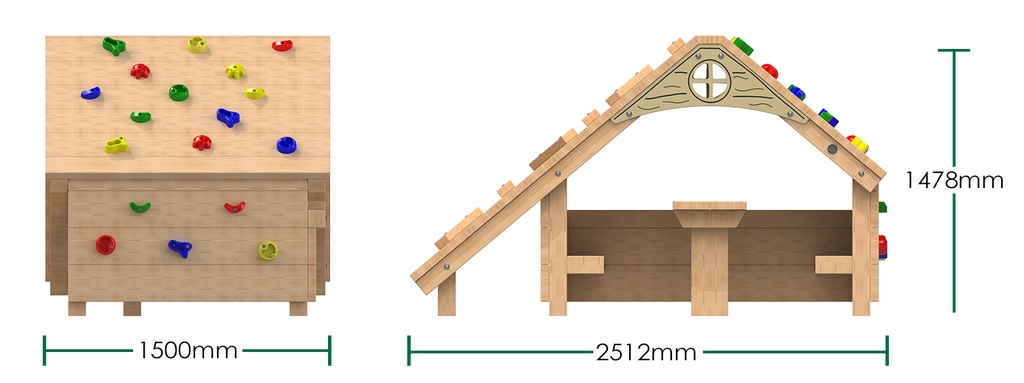 Timber Climbing Den