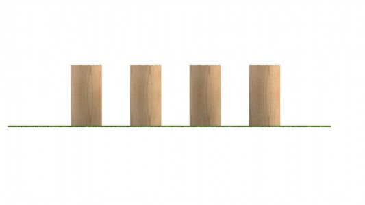 150mm Stepping Logs (Set of 4)