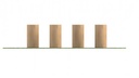 150mm Stepping Logs (Set of 4)