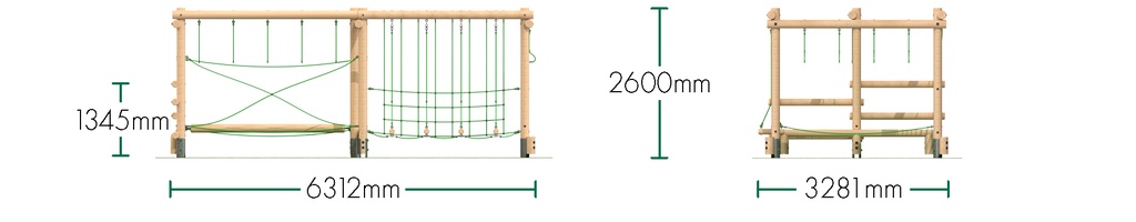 Timber Play Frame - Zenith