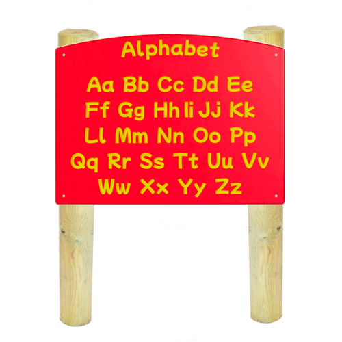 HDPE Alphabet Play Panel