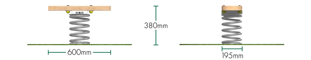 Timber 600mm Wobble Board