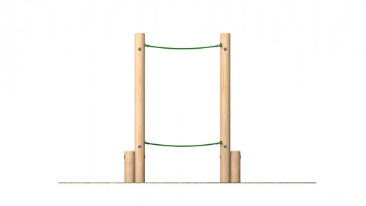 Timber Slalom Rope Walk | Trim Trail