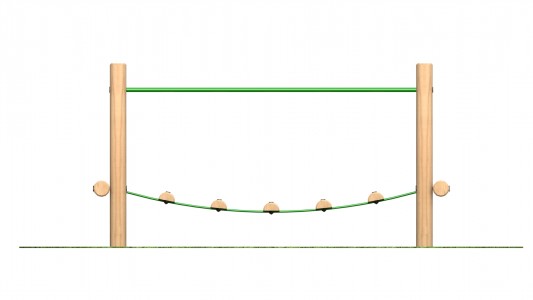 Balance Bridge Steps - 2.7m x 1.2m
