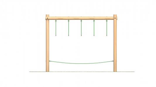 Hanging Rope Balance - 3.35m x 0.3m