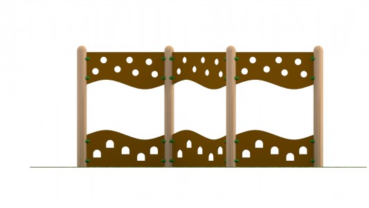Zig Zag Traverse Wall Double Sided (Garuda Board)