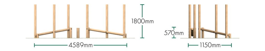 Double Sloping Balance Weave