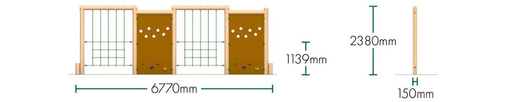 Wall Net Combo Double Sided
