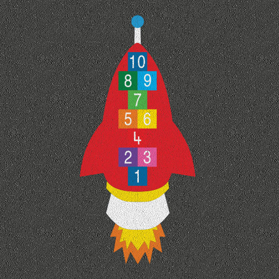 [TMG001-R] Rocket Hopscotch